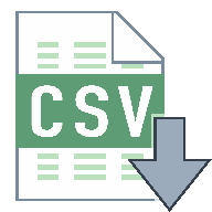 CSV ikon